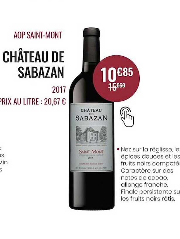 aop saint-mont château de sabazan 2017