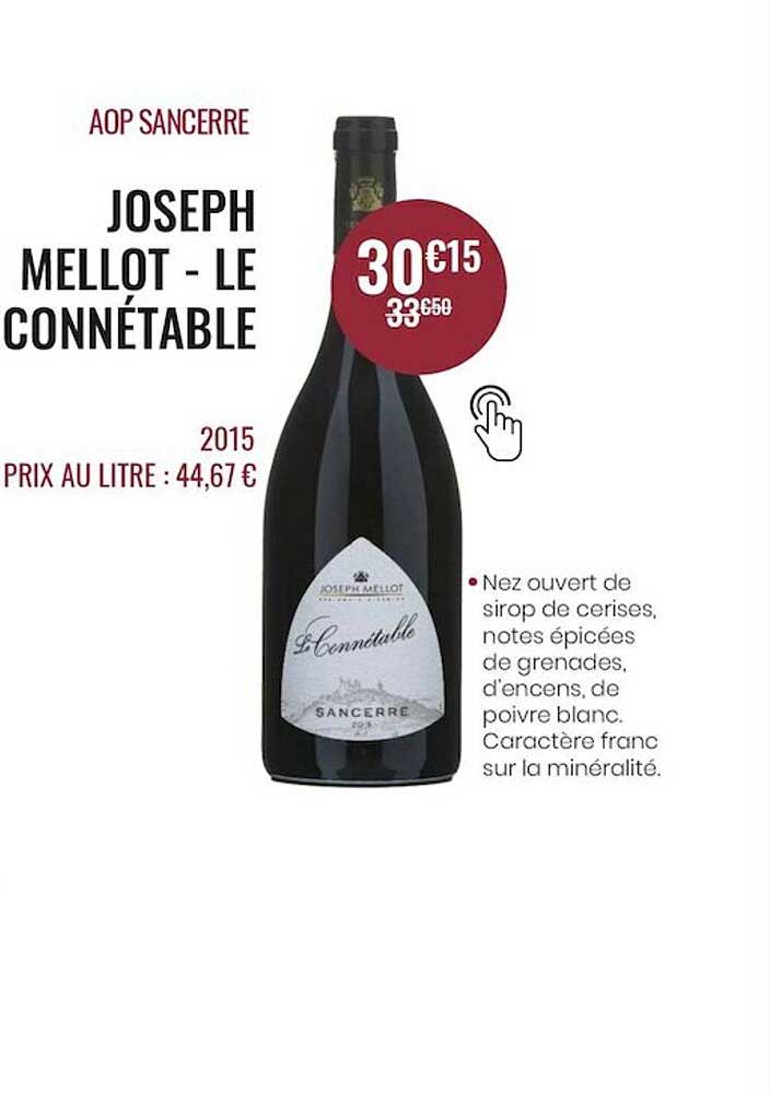 aop sancerre joseph mellot - le connétable 2015