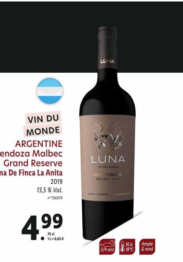 argentine endoza malbec grand reserve luna de finca la anita