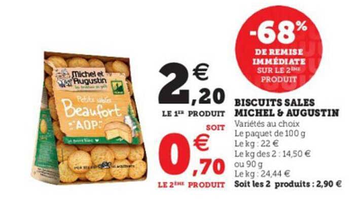Biscuits Salés Michel & Augustin