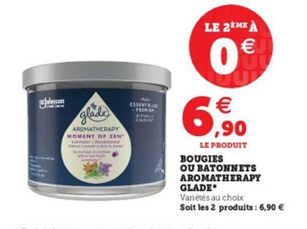 Bougies Ou Bâtonnets Aromatherapy Glade