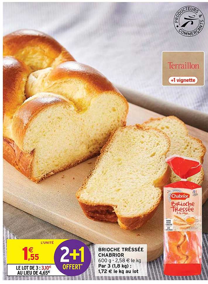 Brioche Tressée Charbrior