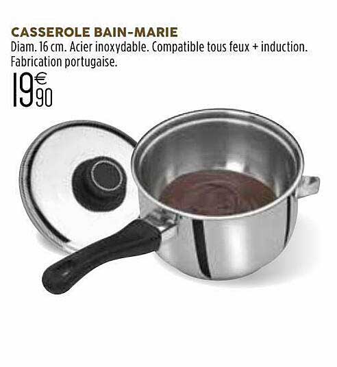 casserole bain-marie
