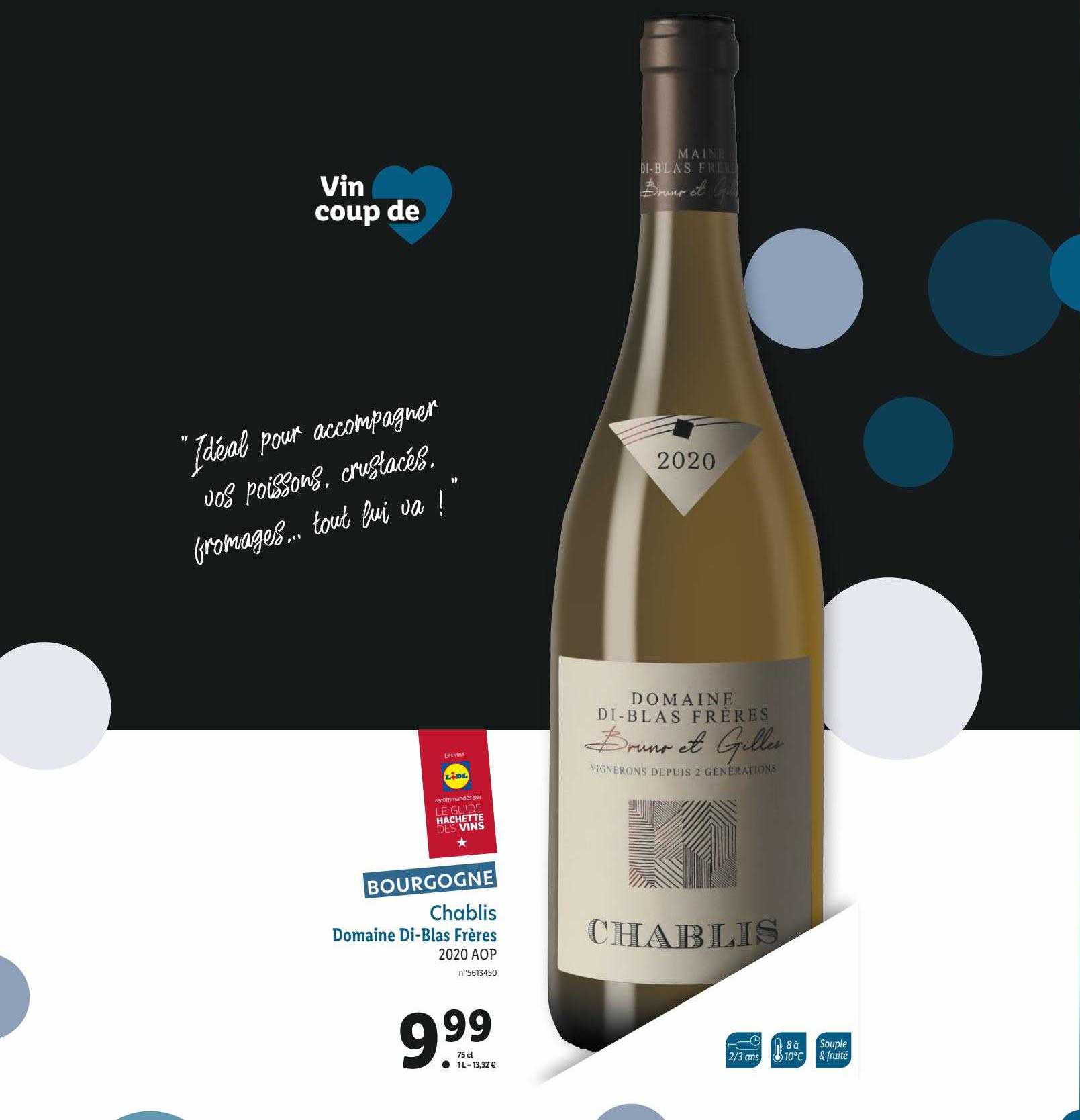 chablis domaine di-blas frères 2020 aop