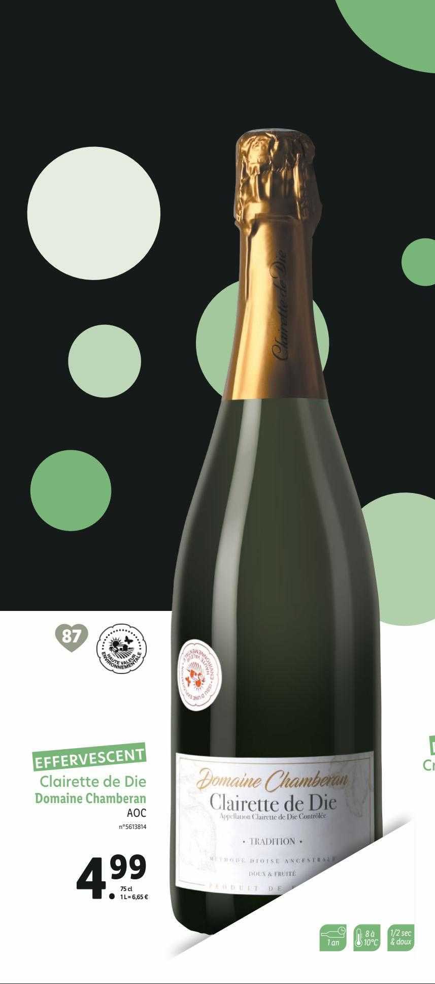 clairette de die domaine chamberan aoc