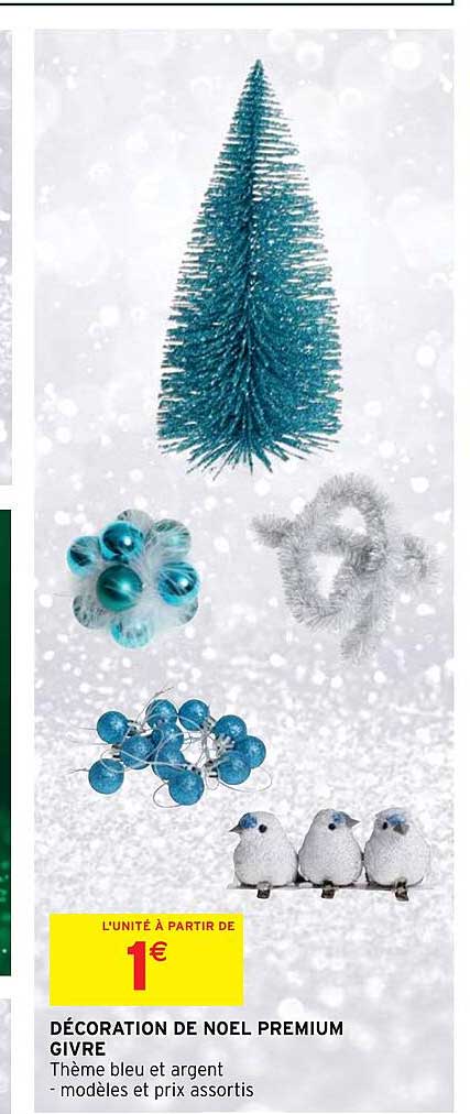 décoration de noël premium givré