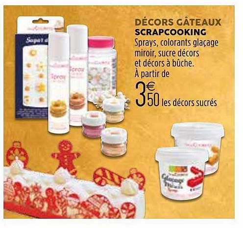 décors gâteaux scrapcooking