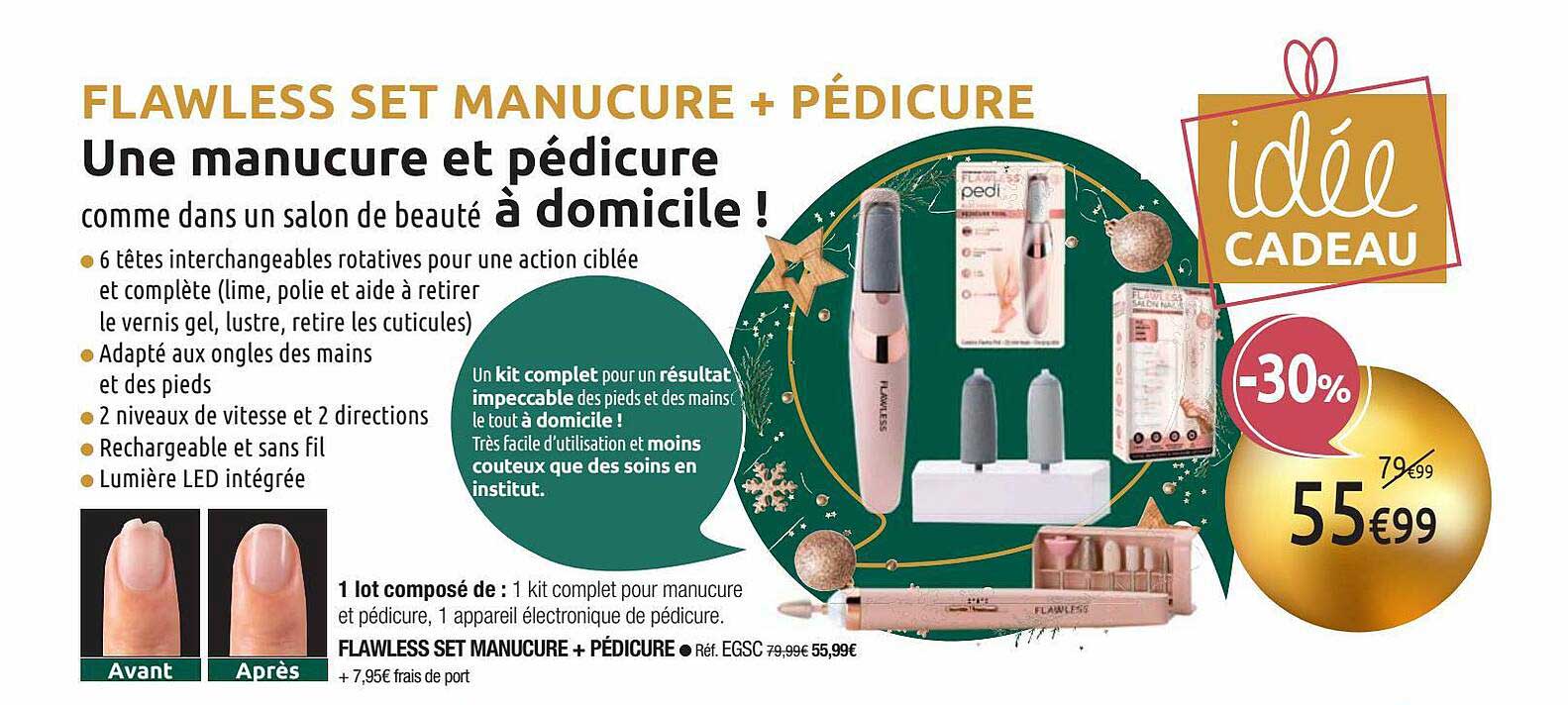 flawless set manucure + pédicure