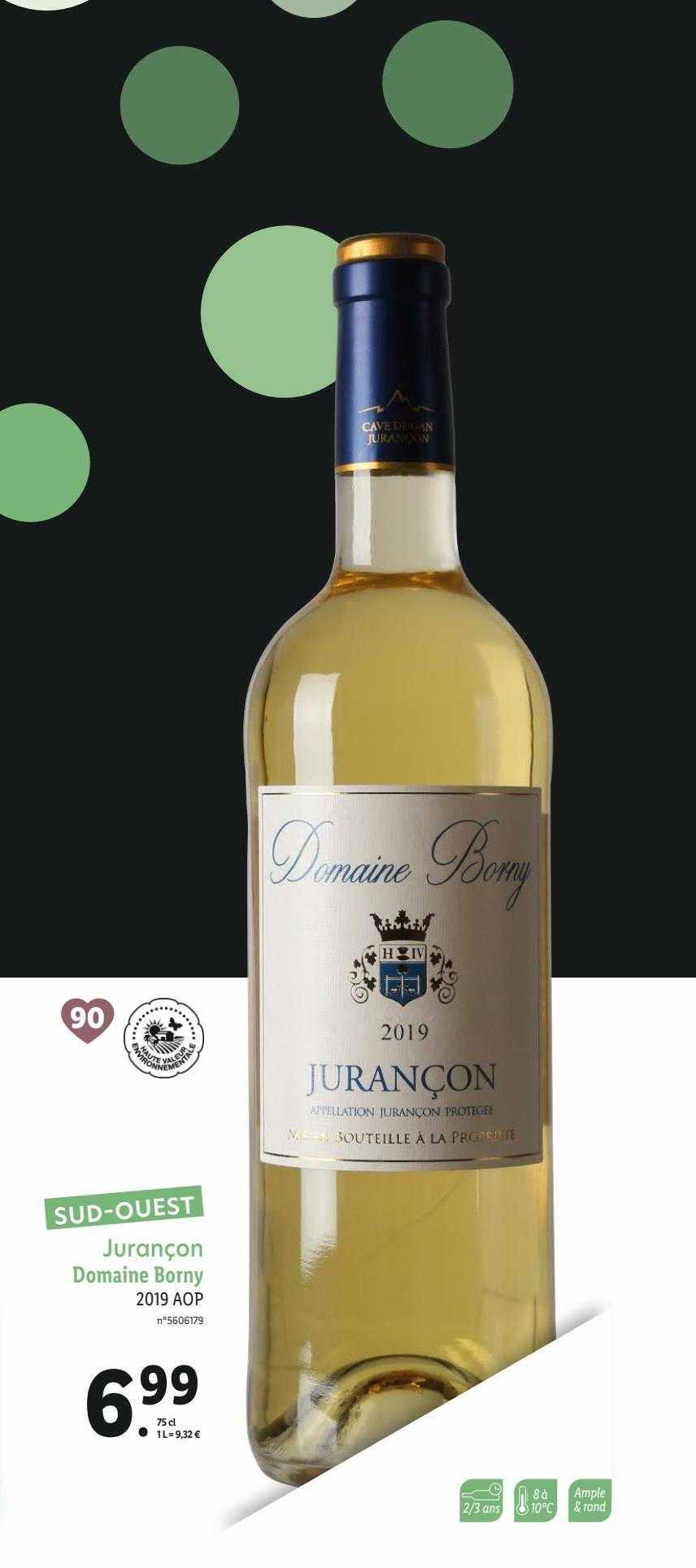 jurançon domaine borny 2019 aop