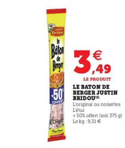 le bâton de berger justin bridou