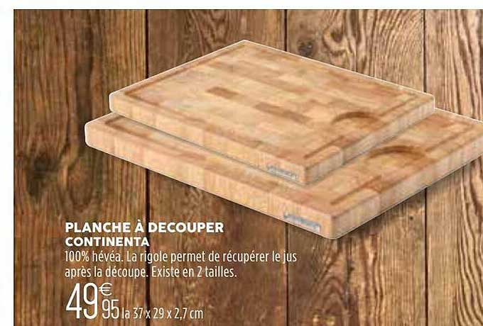 planche à découper continenta