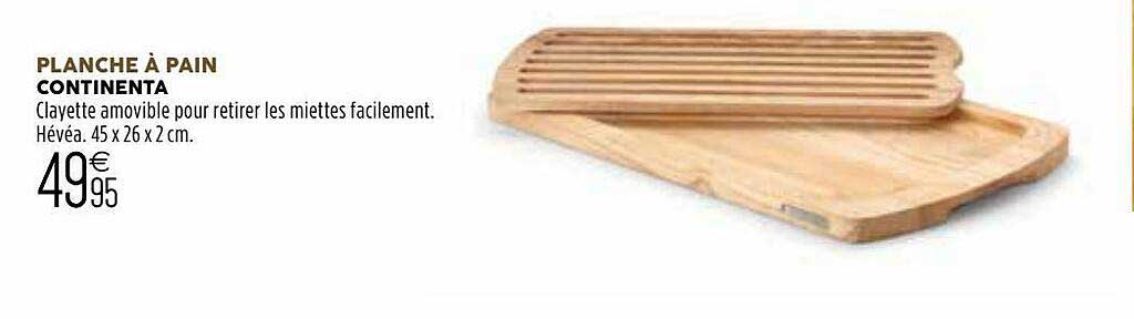 planche à pain continenta