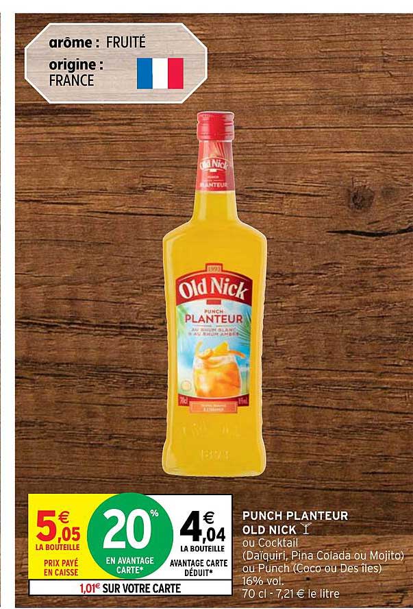 punch planteur old nick