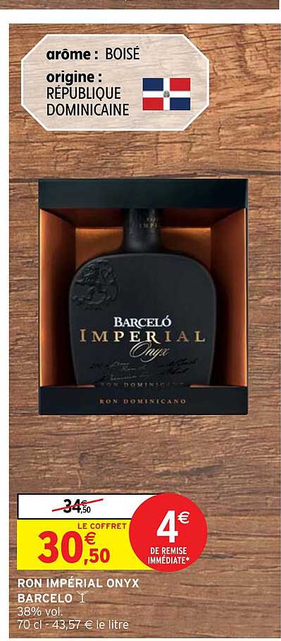 ron impérial onyx barcelo