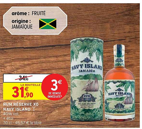 rum réserve xo navy island