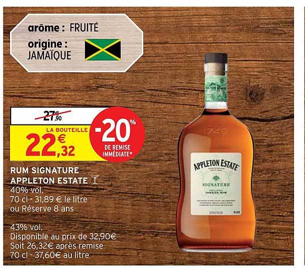 rum signature appleton estate