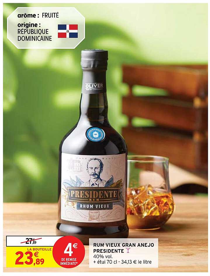 rum vieux gran anejo présidente