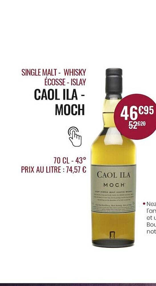 single malt - whisky écosse - islay caol ila - moch