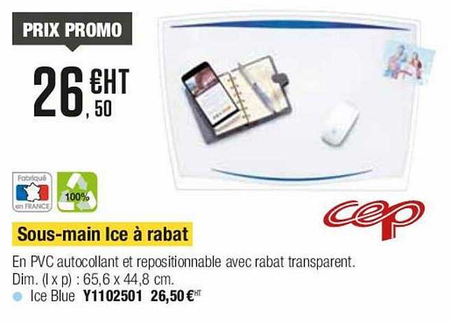 sous-main ice à rabat cep