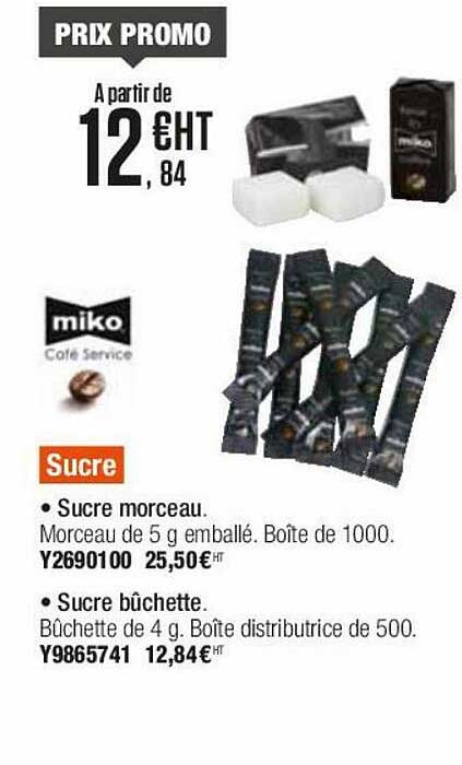 sucre morceau miko