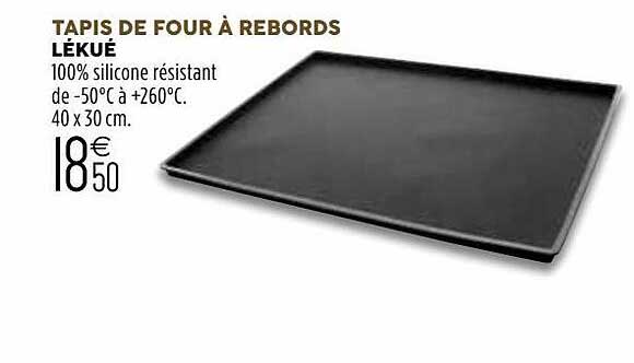 tapis de four à rebords lékué