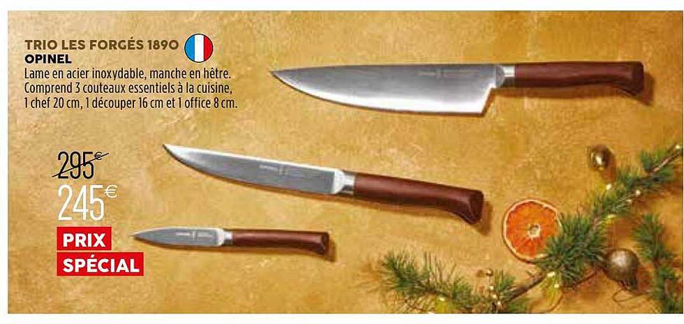 trio les forgés 1890 opinel