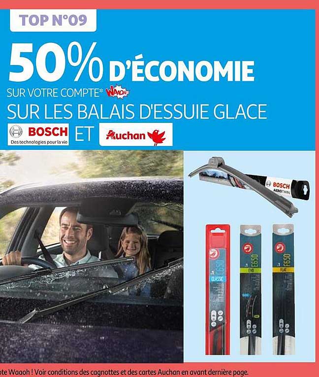 Balais D'essuie Glace Bosch, Et Auchan