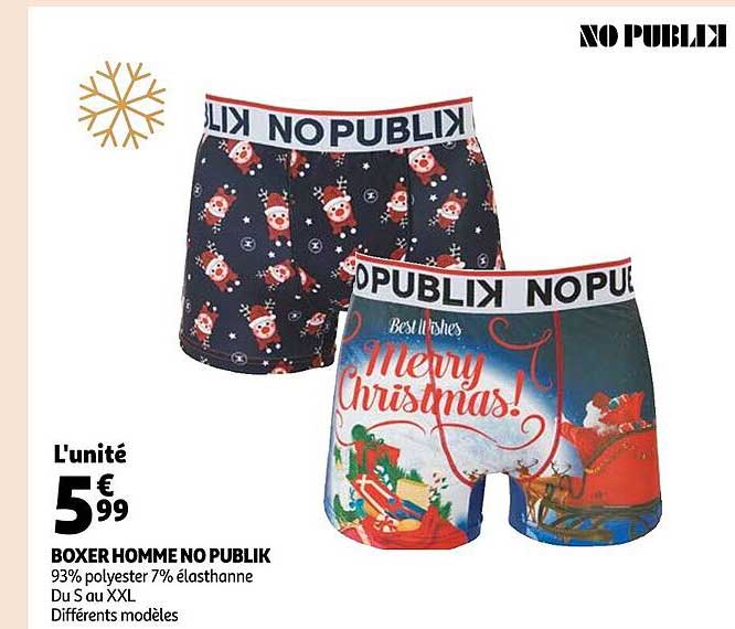 Boxer Homme No Publik