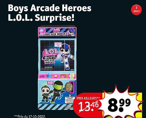 boys arcade heroes l.o.l. surprise!