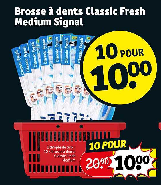 Brosse à Dents Classic Fresh Medium Signal