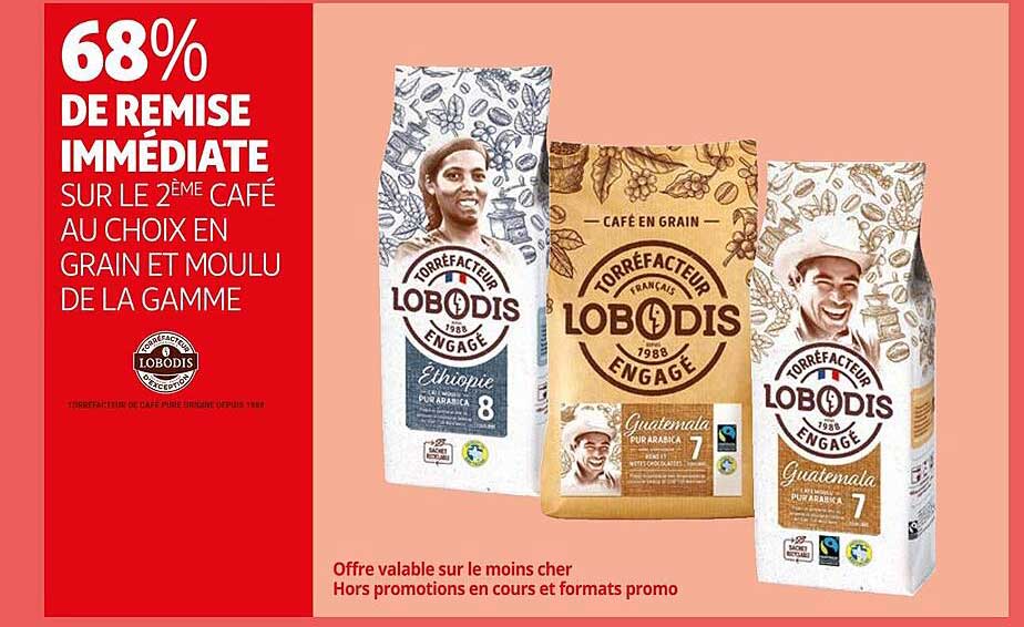 Café Grain Et Moulu De La Gamme Lobodis