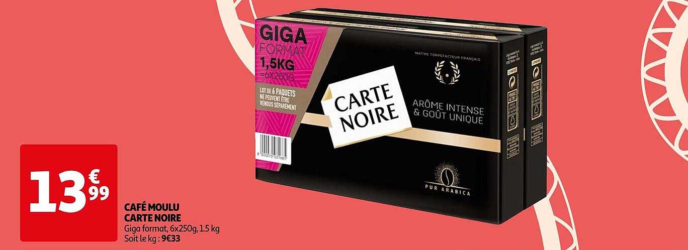 Café Moulu Carte Noire