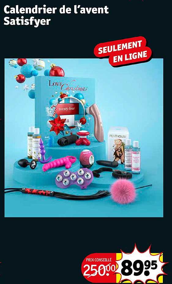 calendrier de l'avent satisfyer