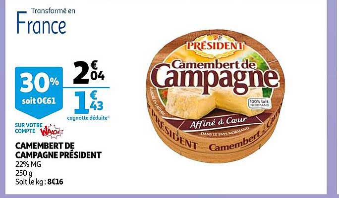 Camembert De Campagne Président
