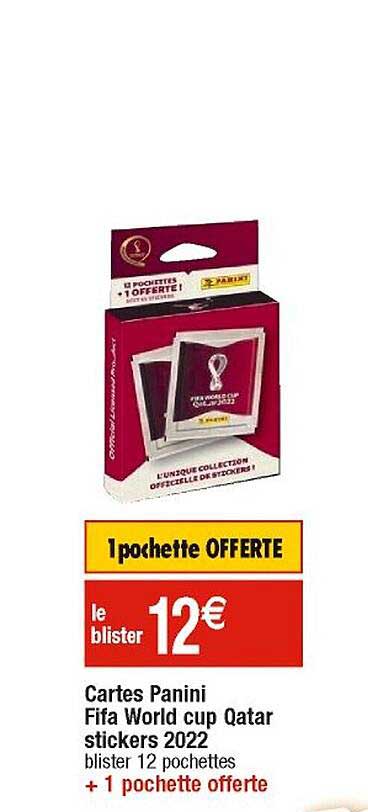 cartes panini fifa world cup qatar stickers 2022