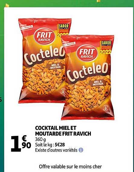 Cocktail Miel Et Moutarde Frit Ravich