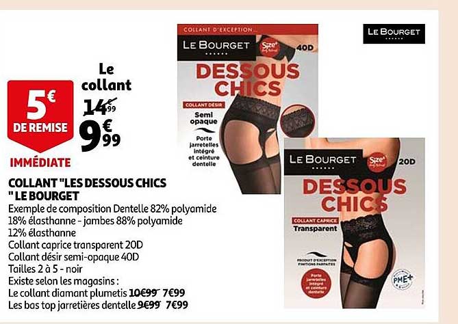 collant "les dessous chics "le bourget"