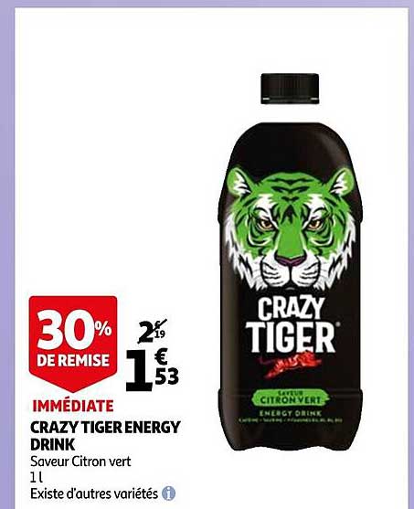 crazy tiger energy drink