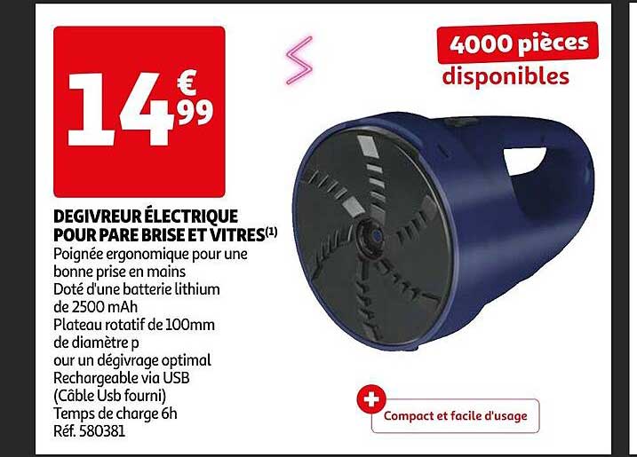 Dégivreur électrique Pour Pare Brise Et Vitre