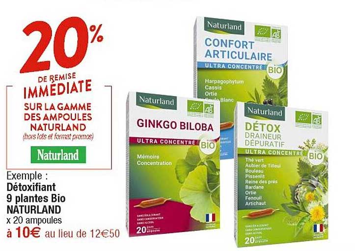 détoxifiant 9 plantes bio naturland