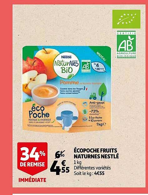 écopoche Fruits Naturnes Nestlé