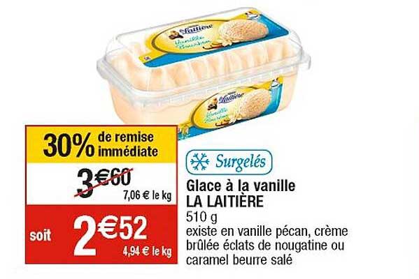 Glace à La Vanille La Laitière