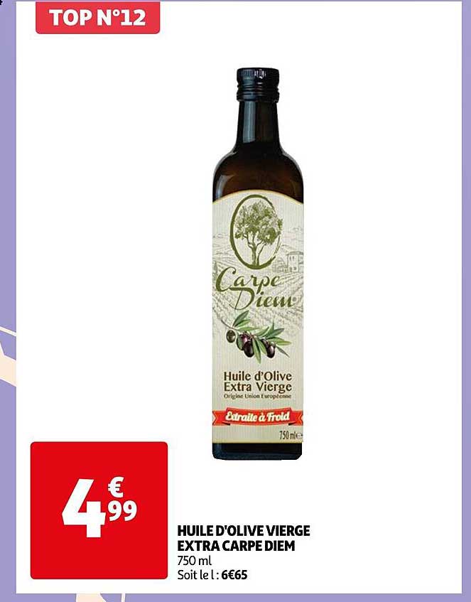 huile d'olive vierge extra carpe diem