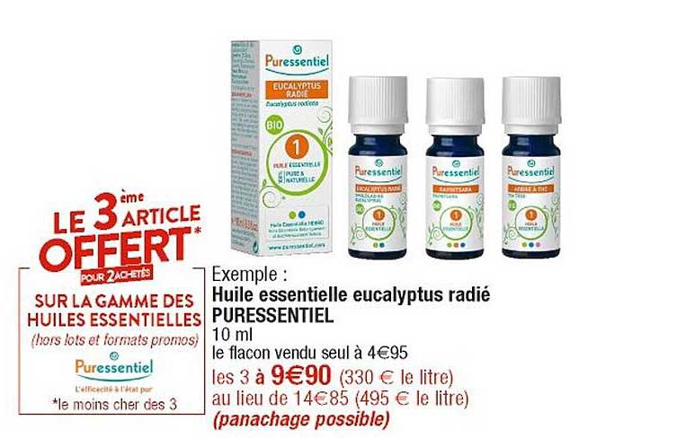 Huile Essentielle Eucalyptus Radié Puressentiel