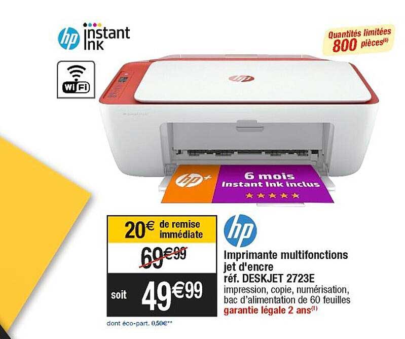 imprimante multifonctions jet d'encre hp