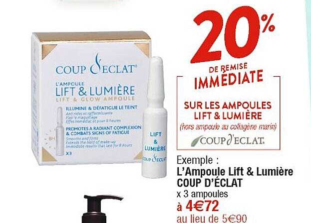 l'ampoule lift & lumière coup d'éclat