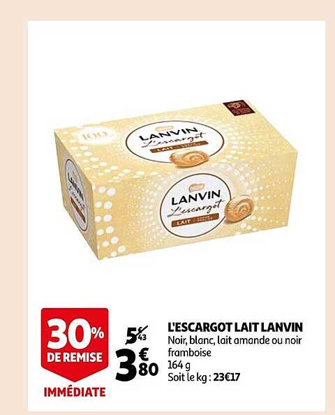 l'escargot lait lanvin