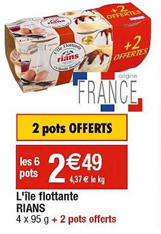 l'île flottante rians