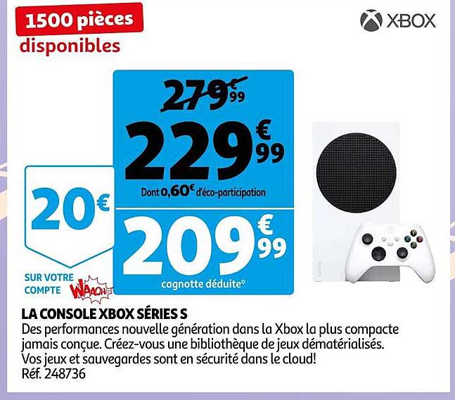 la console xbox séries s