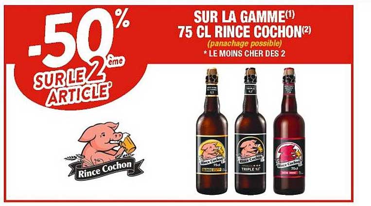 la gamme 75 cl rince cochon